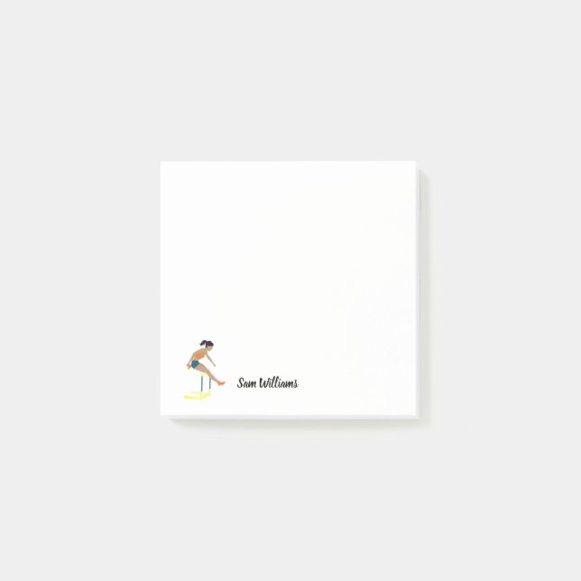 Hurdles Post-it Klebezettel (Vorderseite)