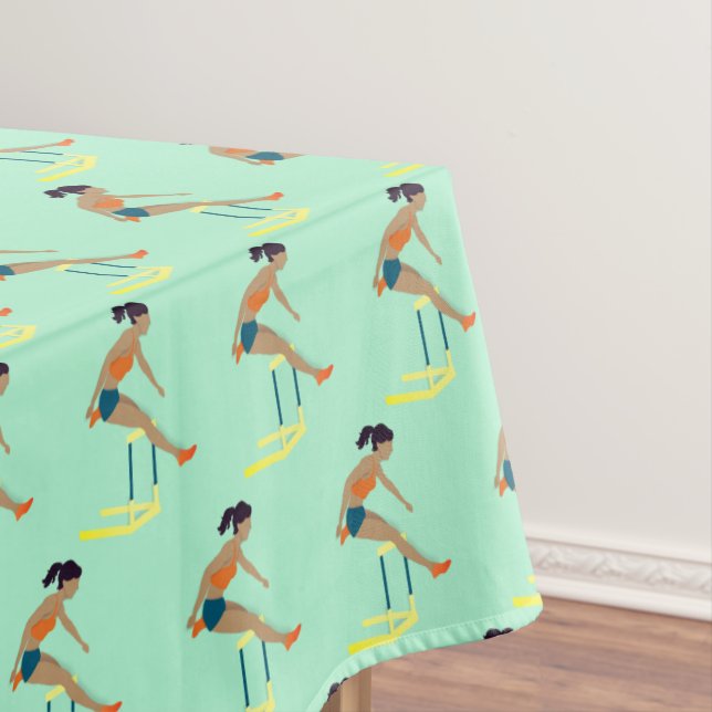 Hurdles Tischdecke (Beispiel)