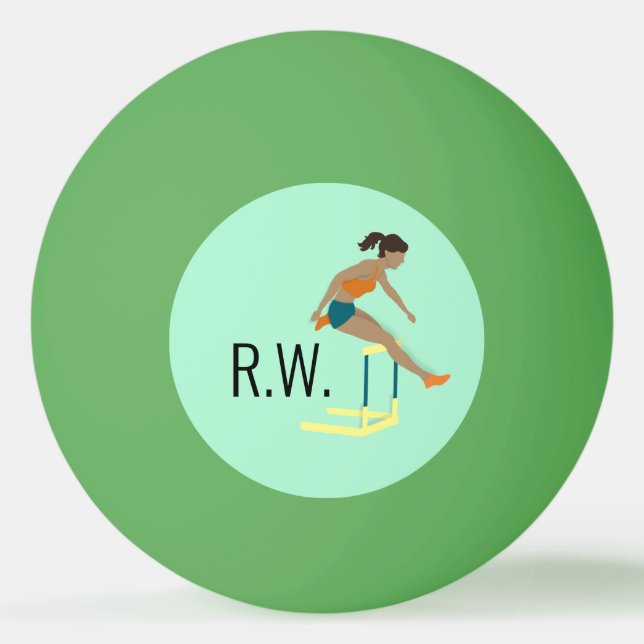 Hurdles Tischtennisball (Vorderseite)