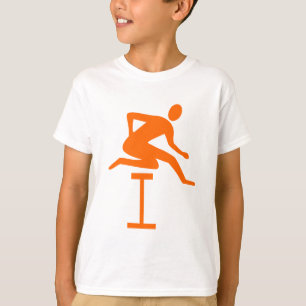 Hurdling - Orange T-Shirt