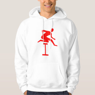 Hurdling - Rot Hoodie