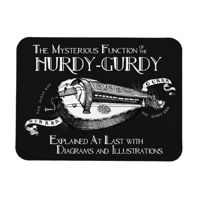 Hurdy-Gurdy-Magnet Magnet (Horizontal)