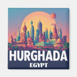 Hurghada Ägypten Reise Souvenir für Touristen 🗺️ Magnet