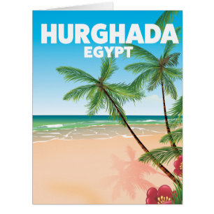 Hurghada Ägypten Reiseplakat