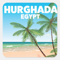 Hurghada Ägypten Reiseplakat