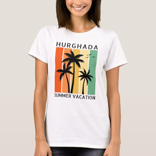 Hurghada Sommerurlaub T - Shirt (Vorderseite)