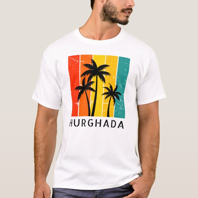 Hurghada Vintag Sunset T - Shirt (Vorderseite)