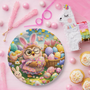 hurler à la fête de Pâques assiette