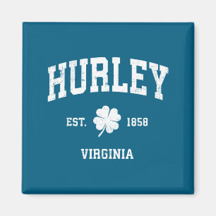 Hurley, Ky Vintage-Sonnenuntergang Retro Magnet