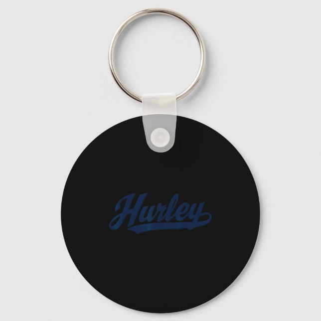 Hurley, Ky Vintage Sunset Retro  Schlüsselanhänger (Vorderseite)