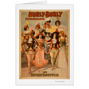 Hurly Burly Extravaganza Theatre Poster