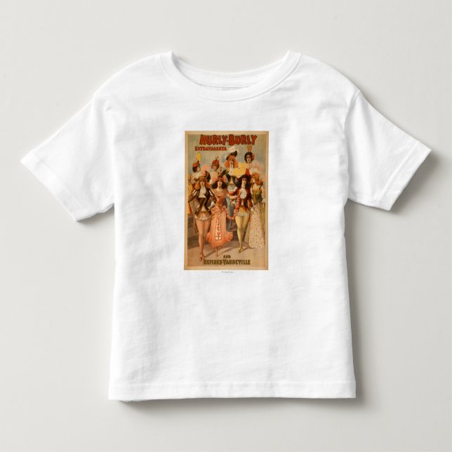 Hurly-Kräftiges Extravaganz-Theater-Plakat Kleinkind T-shirt (Vorderseite)