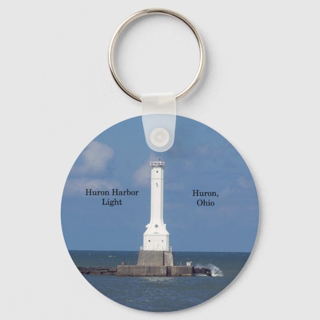 Huron Harbour Light Schlüsselkette Schlüsselanhänger (Vorderseite)