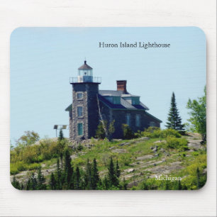Huron Island Lighthouse mousepad