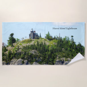 Huron Island Lighthouse Strandtuch