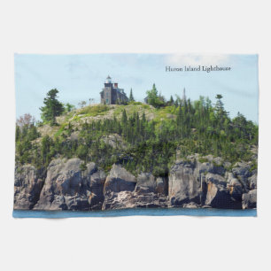 Huron Island Lighthouse Weitwinkelhandtuch Geschirrtuch