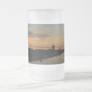 Huron Lake Golden Morning Mattierte Tasse