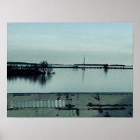 Huron River Blues Fotografy von Willowcatdesigns