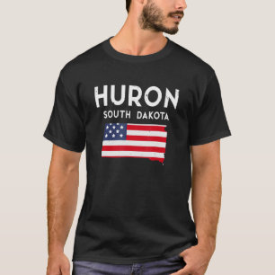 Huron South Dakota USA Staat America Travel South T-Shirt