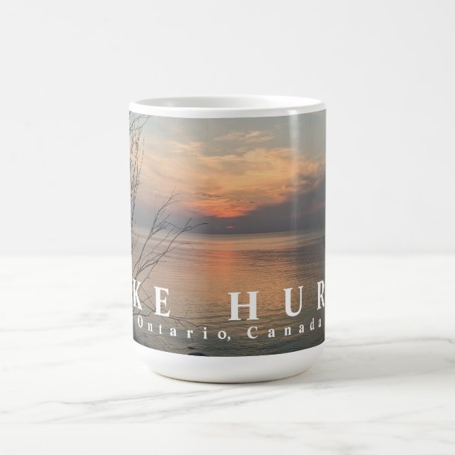 Huron Sunset Lake Kaffeetasse (Mittel)