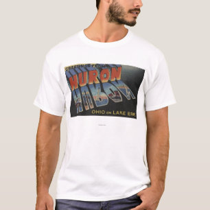 Hurone, Ohio - der Eriesee - große T-Shirt