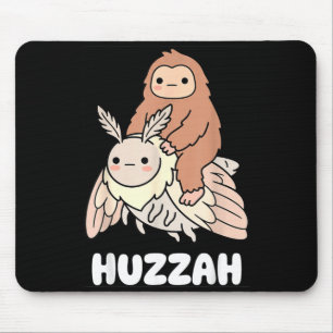 Hurra Bigfoot Sasquatch Mothman lustig Cryptid Mousepad