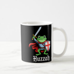 Hurra Froschritter Lustiges Schwert Meme Zitat Mit Kaffeetasse