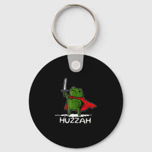 Hurra Froschritter Lustiges Schwert Meme Zitat Schlüsselanhänger