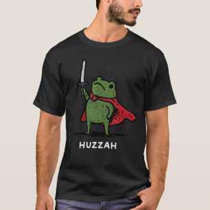 Hurra Froschritter Lustiges Schwert Meme Zitat T-Shirt