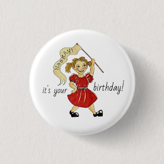 Hurra! Geburtstagsknöpfe Button