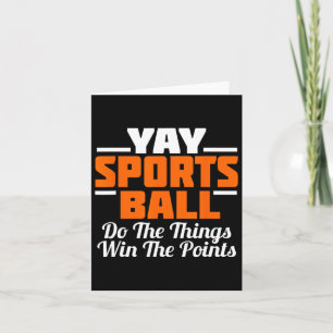 Hurra Sportball Mach Das Ding Fan Fußball Soccer T Karte