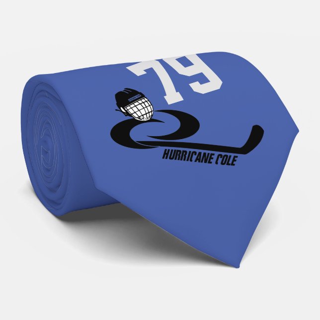 Hurricane COLE Anpassbare Team Hockey-Krawatte Krawatte (Gerollt)