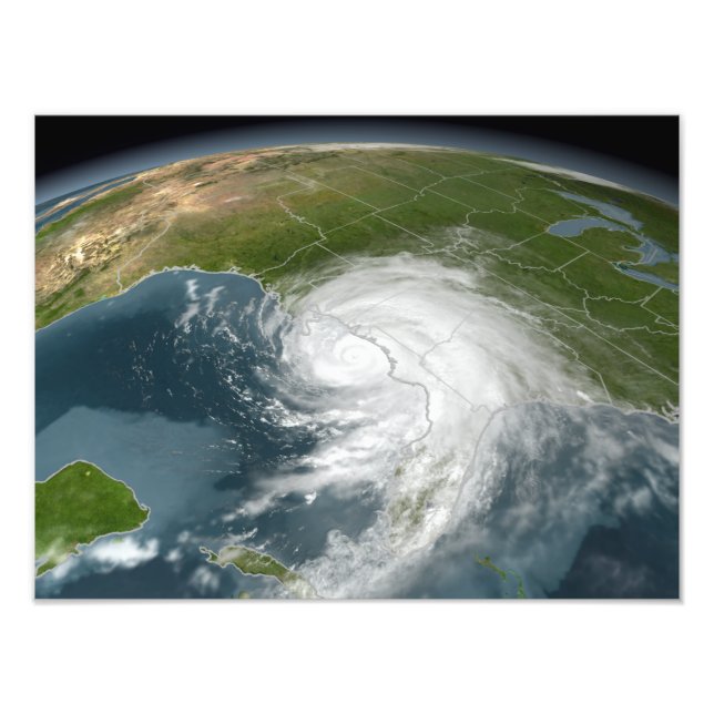 Hurricane Dennis Fotodruck (Vorne)