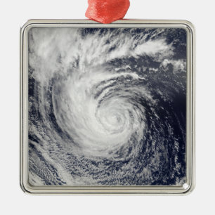 Hurricane Ele Silbernes Ornament
