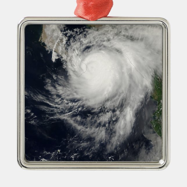 Hurricane Ignacio Ornament Aus Metall (Vorne)