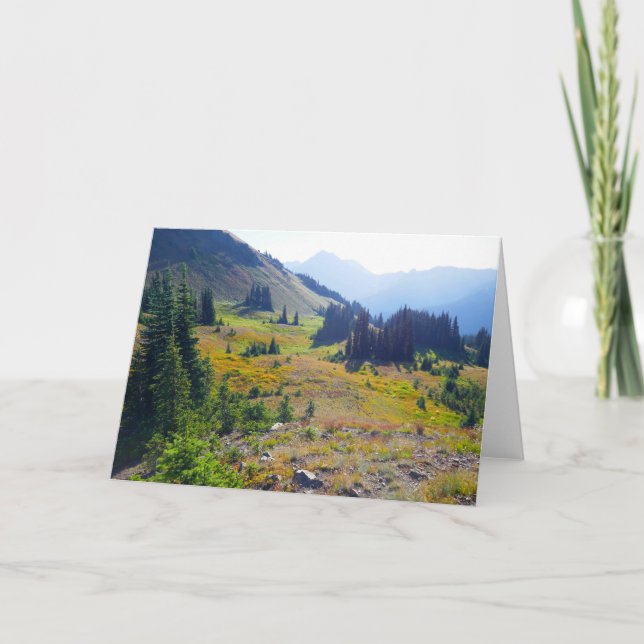 Hurricane Ridge Trail Karte (Vorderseite)