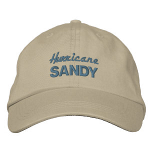 HURRICANE SANDY BESTICKTE BASEBALLKAPPE