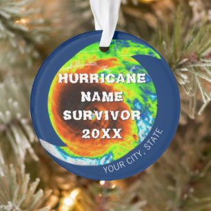 HURRICANE SURVIVOR Commémoratif Personnalisé