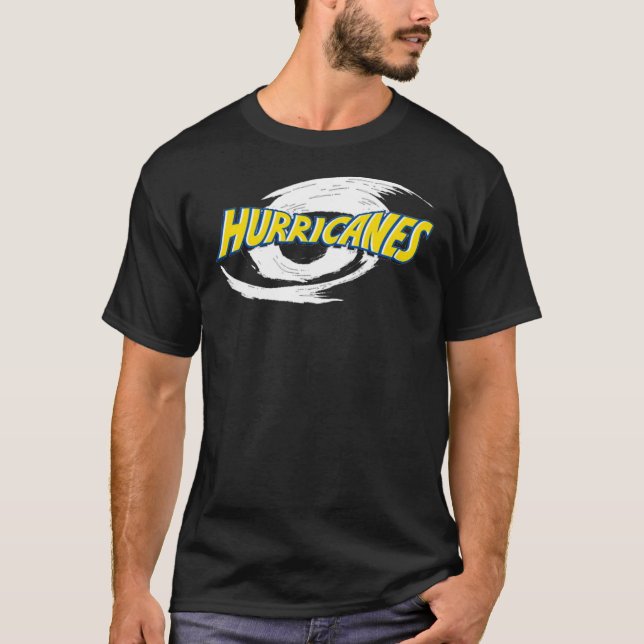 Hurricanes Super Rugby Classic T-Shirt Copie - Cop (Devant)