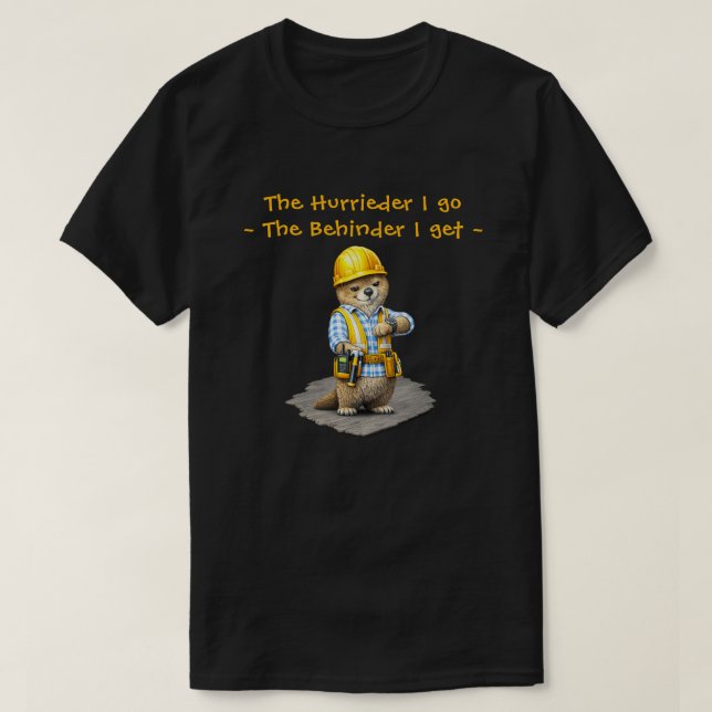 "Hurrieder" (3) T-Shirt (Design vorne)