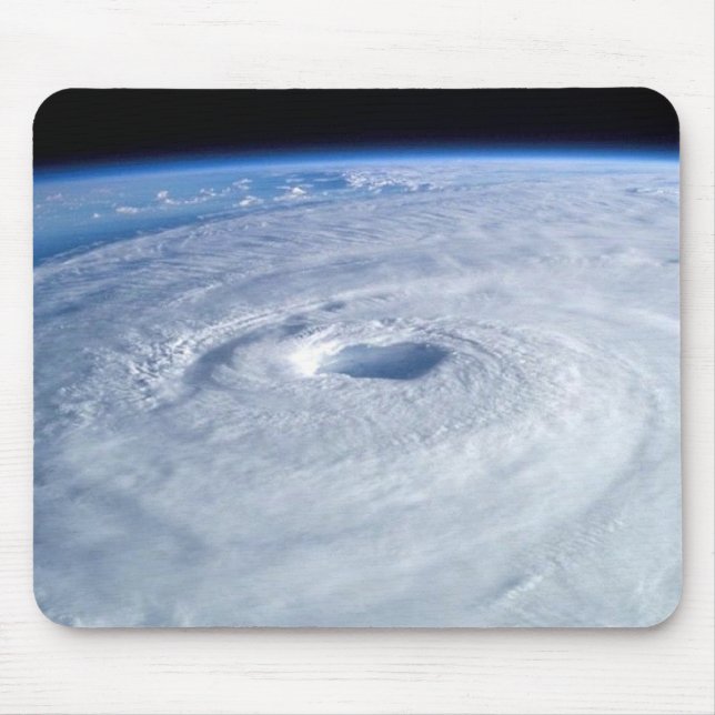 Hurrikan aus dem Weltraum Mousepad (Vorne)