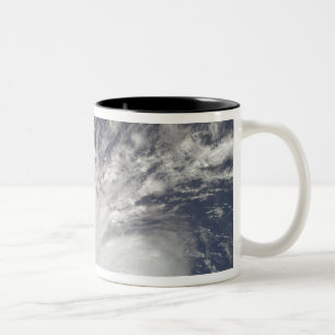 Hurrikan Bertha Zweifarbige Tasse