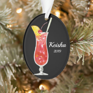 Hurrikan Cocktail Personalisiert Ornament