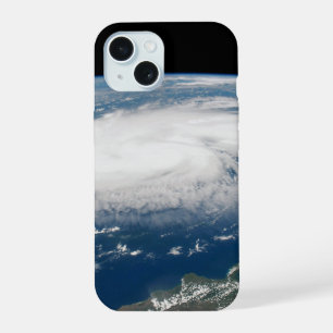 Hurrikan Dorian über dem Atlantischen Ozean. iPhone 15 Hülle