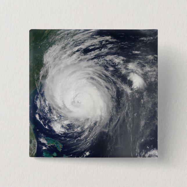 Hurrikan Earl weidet die Küste von North Carolina Button (Vorderseite)