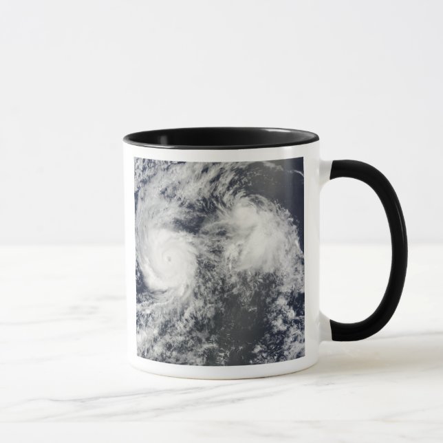 Hurrikan Felicia und Sturm Enrique östlich von Haw Tasse (Rechts)