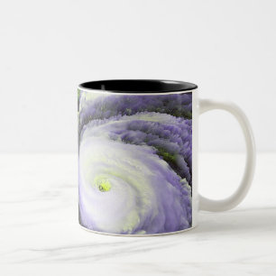 Hurrikan Fran vor Florida - 1996 Satelliten-Bild Zweifarbige Tasse