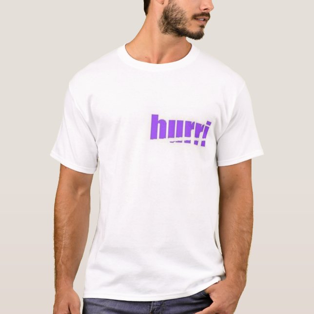 Hurrikan, geschnitten T-Shirt (Vorderseite)