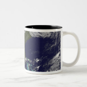 Hurrikan-Graf 3 Zweifarbige Tasse