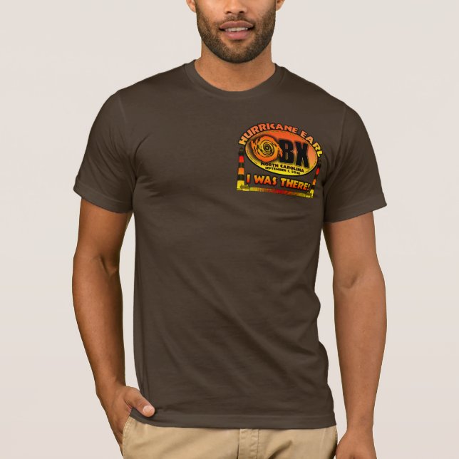 Hurrikan-Graf, äußere Banken, North Carolina T-Shirt (Vorderseite)